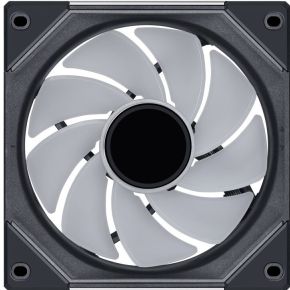 UNI FAN SL-Infinity 120 Reverse Blade ARGB PWM Black 120mm Case Fan (Black) - afbeelding 5