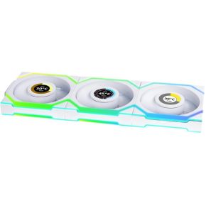 Lian Li UNI FAN SL Wireless LCD 120 Reverse Blade White 3-Pack 120mm Case Fan (White) - afbeelding 2