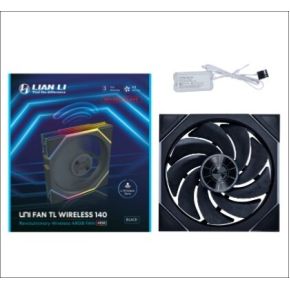 UNI FAN TL140 Wireless 140mm Case Fan (Black) - afbeelding 3