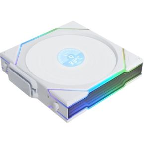 Lian-Li Lian Li UNI FAN TL LCD 140 White 140mm Case Fan (White) - afbeelding 2