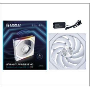 UNI FAN TL Wireless 140 Reverse Blade White 140mm Case Fan (White) - afbeelding 3