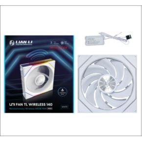 UNI FAN TL Wireless 140 RGB PWM Fan White 140mm Case Fan (White) - afbeelding 3