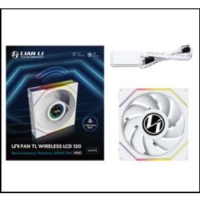 UNI FAN TL LCD 120 Wireless White 120mm Case Fan (White) - afbeelding 3