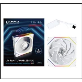UNI FAN TL Wireless Reverse Blade 120 White 120mm Case Fan (White) - afbeelding 2
