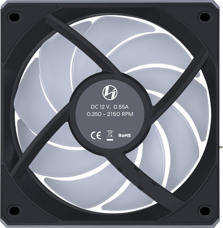 Lian li uni fan cl120 wireless case fa 1063414 4 orig - Lian Li UNI FAN CL Wireless 120mm ARGB PWM Fan Black Case Fan