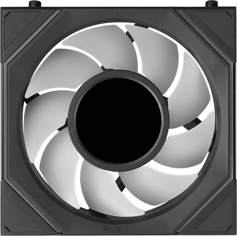 Lian li uni fan sl inf lcd flex 5567854 3 orig - Lian Li UNI FAN SL-INF LCD FLEX 120mm Case Fan (Black)
