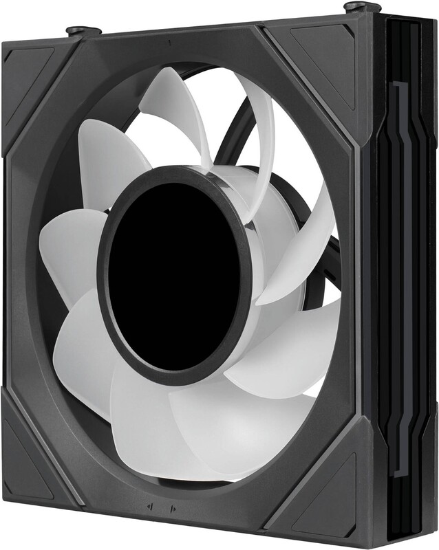 Lian li uni fan sl inf lcd flex 5567856 3 orig - Lian Li UNI FAN SL-INF LCD FLEX 120mm Reverse Case Fan (Black)