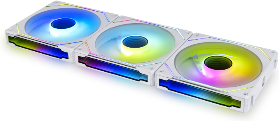 Lian li uni fan sl infinity 120 case 776386 2 orig - Lian Li UNI FAN SL-Infinity 120 RGB White 120mm Case Fan (White)
