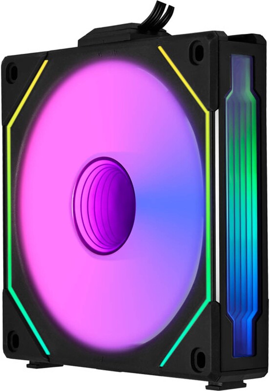 Lian li uni fan sl infinity 120 revers 776886 3 orig - Lian Li Lian-Li Lian Li UNI FAN 3-Pack 120mm Reverse Case Fan (Black)