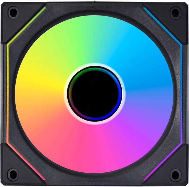 Lian li uni fan sl infinity 120 revers 776886 4 orig - Lian Li Lian-Li Lian Li UNI FAN 3-Pack 120mm Reverse Case Fan (Black)