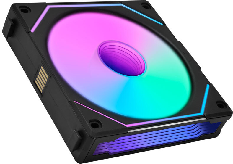 Lian li uni fan sl infinity 120 revers 777001 2 orig - Lian Li UNI FAN SL-Infinity 120 Reverse Blade 120mm Case Fan (Black)