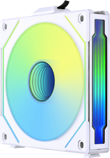 Lian li uni fan sl infinity 120 wirele 1021317 4 orig - Lian Li Lian-Li Lian Li UNI FAN SL-INF 120 120mm Case Fan (White)