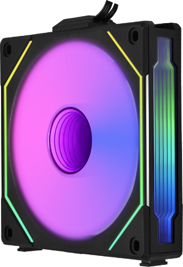 Lian li uni fan sl infinity 120 wirele 776923 4 orig - Lian Li Lian-Li Lian Li UNI FAN SL-Infinity 120mm Case Fan (Black)