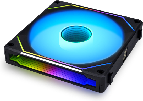 Lian li uni fan sl infinity 140 revers 777003 2 orig - Lian Li UNI FAN SL-Infinity 140 Reverse Blade 140mm Case Fan (Black)