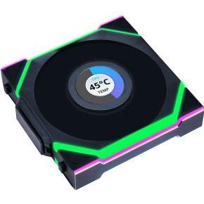 Lian Li UNI FAN SL120 LCD ARGB Wireless Reverse Blade Black 120mm Case Fan (Black) - afbeelding 5