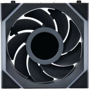 Lian Li UNI FAN SL120 LCD ARGB Wireless Reverse Blade Black 120mm Case Fan (Black) - afbeelding 6