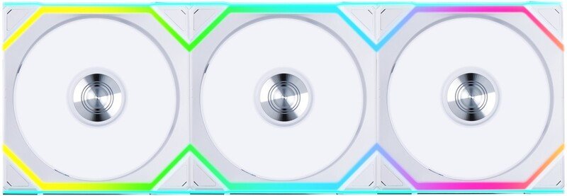 Lian li uni fan sl120 wireless case fa 776379 - Lian Li UNI FAN SL Wireless 120 White 3-Pack 120mm Case Fan (White)