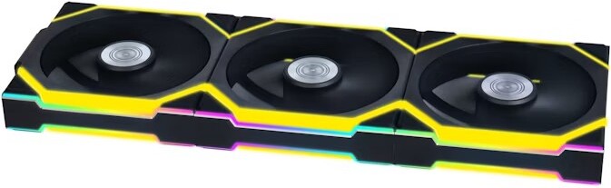 Lian li uni fan sl120 wireless reverse 776373 2 orig - Lian Li UNI FAN SL Wireless 120 Reverse Pack 120mm Case Fan (Black)
