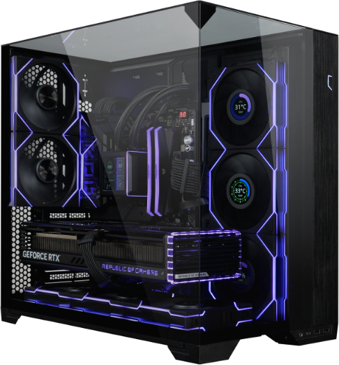 Lian li uni fan tl 140 wireless case 776887 7 orig - Lian Li UNI FAN TL140 Wireless 140mm Case Fan (Black)