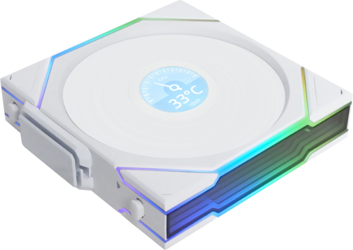 Lian li uni fan tl 140 wireless case 776995 4 orig - Lian Li UNI FAN TL Wireless 140 RGB PWM Fan 140mm Case Fan (White)