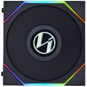 UNI FAN TL LCD 120 Black Triple Pack 120mm Case Fan (Black) - afbeelding 2