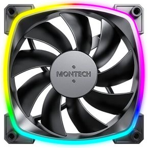 AX120 PWM ARGB Black 3-Pack 120mm Case Fan (Black) - afbeelding 2