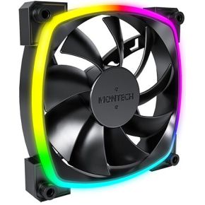 AX120 PWM ARGB Black 3-Pack 120mm Case Fan (Black) - afbeelding 3
