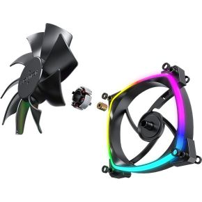 AX120 PWM ARGB Black 3-Pack 120mm Case Fan (Black) - afbeelding 6