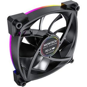 AX120 PWM ARGB Black 3-Pack 120mm Case Fan (Black) - afbeelding 8