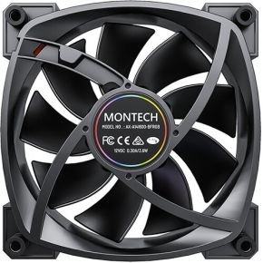 AX140 PWM ARGB Black 140mm Case Fan (Black) - afbeelding 5