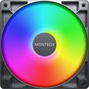 Montech GF120 PWM ARGB 120mm Zwart case fan, productafbeelding 2
