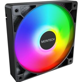Montech GF120 PWM ARGB 3-Pack 120mm Zwart case fan, productafbeelding 3