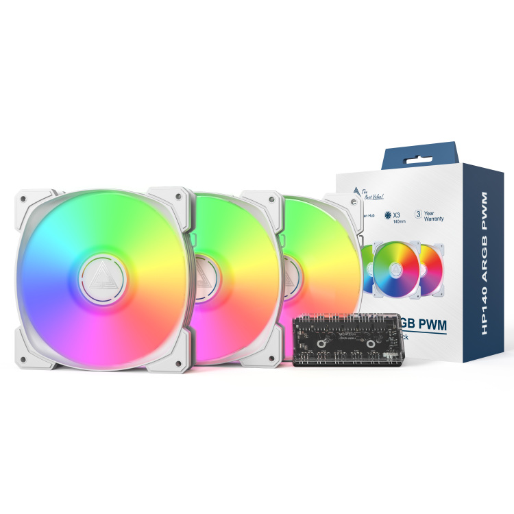 Montech Montech HP140 ARGB PWM 3 in 1 Pack case fan