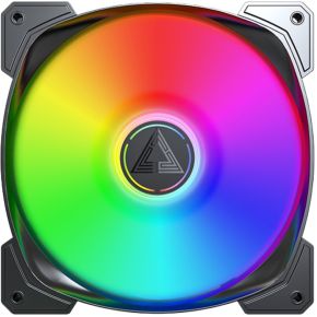 HP140 ARGB PWM 140mm Case Fan 3-Pack, Black - afbeelding 3