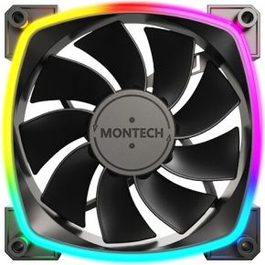 RX120 PWM 120mm ARGB Reversed Blade Case Fan, Black - afbeelding 2
