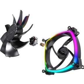 RX120 PWM 120mm ARGB Reversed Blade Case Fan, Black - afbeelding 7