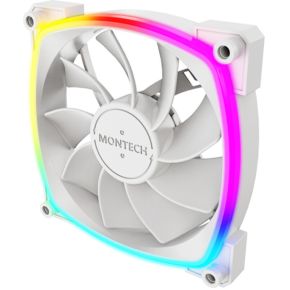 RX120 PWM ARGB White Reverse Blade Fan 3 Pack 120mm Case Fan (White) - afbeelding 4