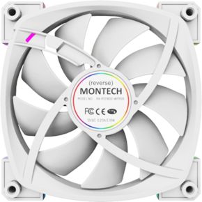 RX120 PWM ARGB White Reverse Blade Fan 3 Pack 120mm Case Fan (White) - afbeelding 6