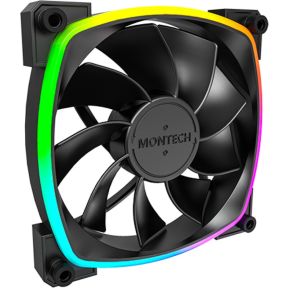 RX120 PWM ARGB Reversed Black 120mm Case Fan (Black) - afbeelding 2