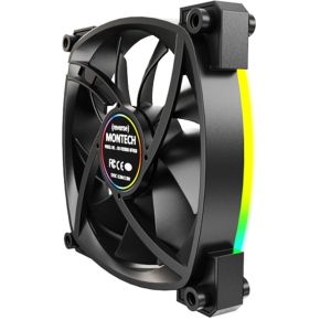RX120 PWM ARGB Reversed Black 120mm Case Fan (Black) - afbeelding 7