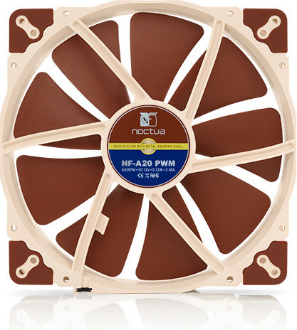 Nf a20 flx 2 orig - Noctua NF-A20 FLX Premium Quiet 200mm Fan Case Fan