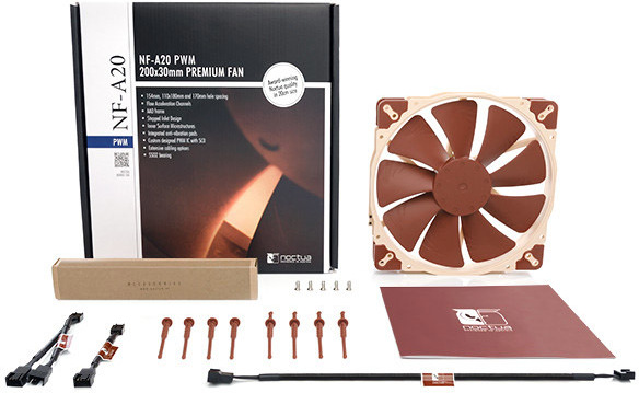 Nf a20 flx 3 orig - Noctua NF-A20 FLX Premium Quiet 200mm Fan Case Fan
