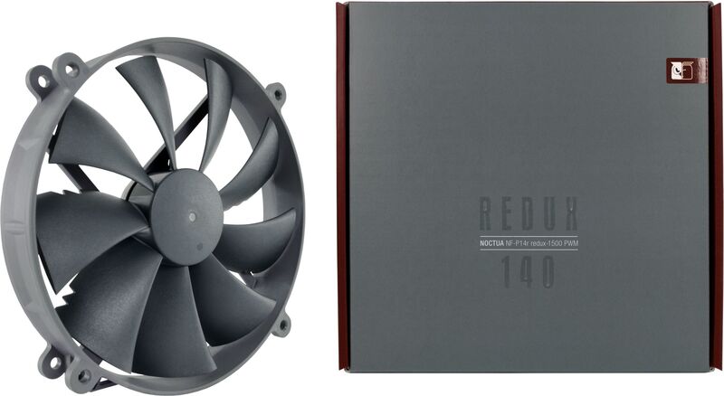 Nf p14r redux 1500 pwm 2 orig - Noctua NF-P14r redux-1500 PWM Case Fan - 140mm
