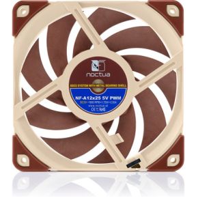 NF-A12x25 5V PWM Premium Quiet Fan 120mm Case Fan (Brown/Beige) - afbeelding 4