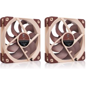 NF-A12x25 G2 PWM Sx2-PP Set of 2 Speed-Offset PWM Fans 120mm Case Fan (Brown/Beige) - afbeelding 2