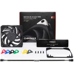 NF-A12x25 PWM chromax.black.swap Premium Quiet Fan 120mm Case Fan (Black) - afbeelding 3