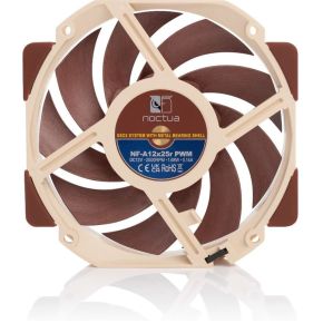 NF-A12x25R PWM Premium Quiet Round Frame Fan 120mm Case Fan (Brown/Beige) - afbeelding 4