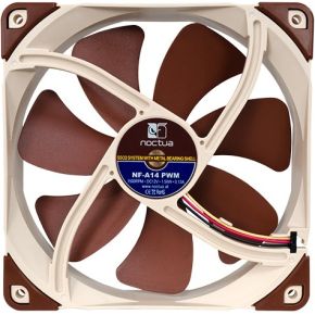 NF-A14 PWM Premium Quiet Fan 140mm Case Fan (Brown/Beige) - afbeelding 4