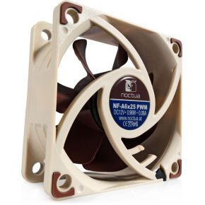NF-A6x25 PWM Premium Quiet Fan 60mm Case Fan (Brown/Beige) - afbeelding 3