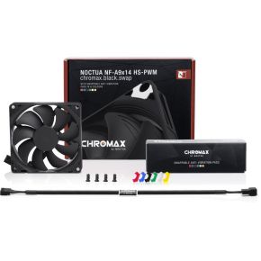 NF-A9x14 HS-PWM chromax.black.swap Premium Quiet Slim Fan 92mm Case Fan (Black) - afbeelding 3